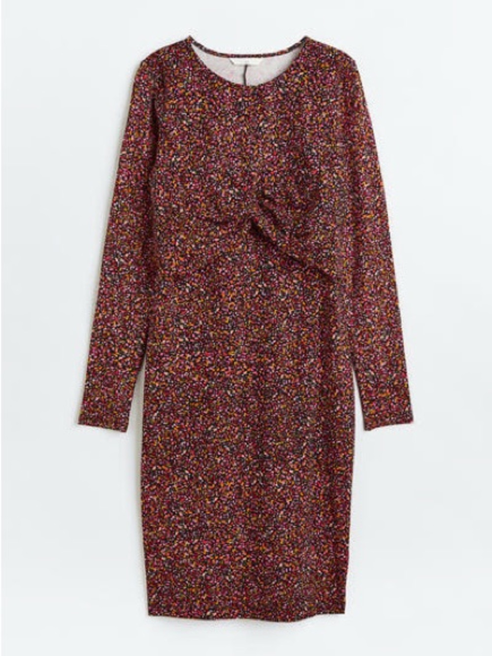H&M MAMA Maternity Knot-detail nursing dress